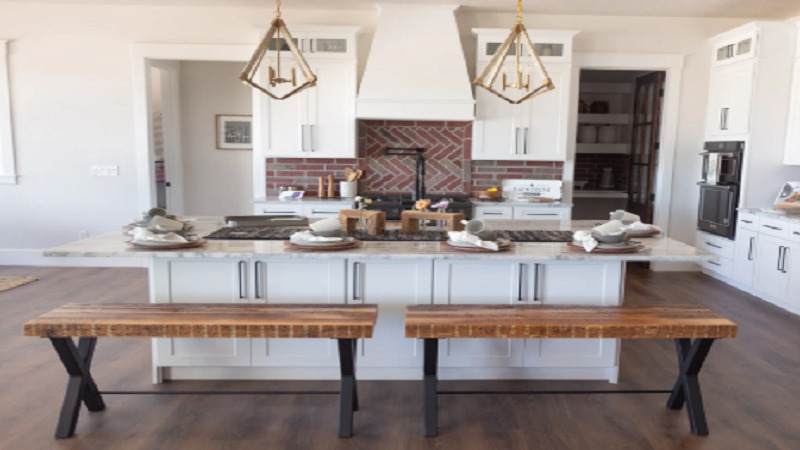 Reclaimed Beam Benches for Entryways and Dining Areas